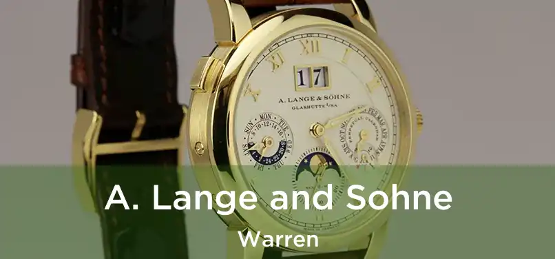 A. Lange and Sohne Warren